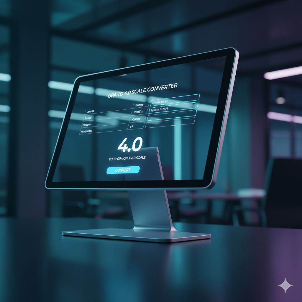 Modern digital workspace with PDF and conversion tool icons.